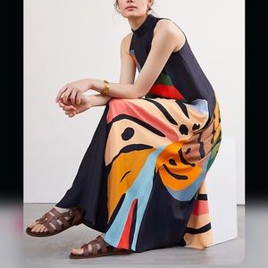 ISO: Anthropologie Farm Rio Halter Maxi dress size small